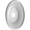 Ekena Millwork Berkshire PVC Medallion (Canopies up to 8 3/8"), 19"OD x 3 1/2"ID x 1"P, Satin Hunt Club Green CMP19BEGHC - alternate 5